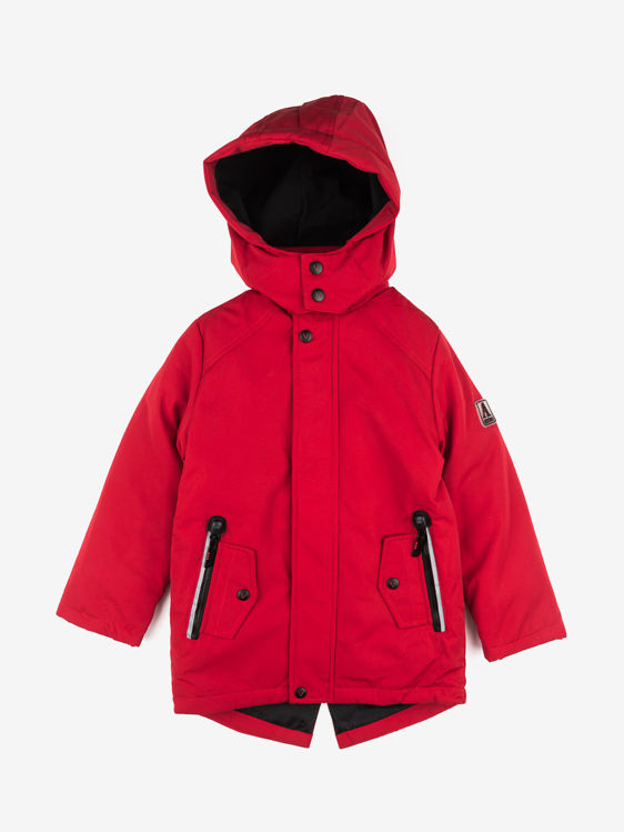 Picture of BK091 PARKA EXTRA WARM HOODED LONGER JACKET - SIDE POCKETS